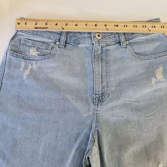 Style & Co High Rise Denim Bermuda size 8 NWT - Picture 8 of 12